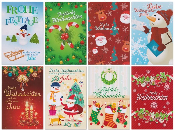 Grußkarten Weihnachtskarten Kinder Weihnachten mit weißen Umschlägen