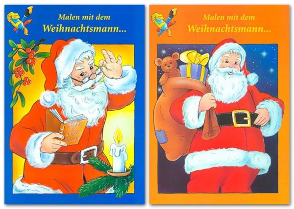Malbuch Weihnachtsmotive A4 32 Seiten Weihnachten 